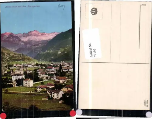 79195,Gries bei Bozen Südtirol Rosengarten Amonn 10334