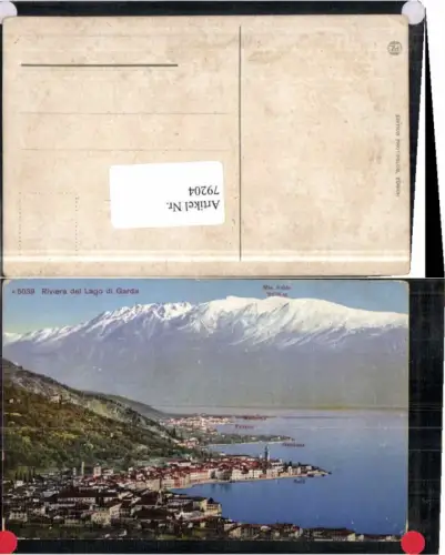 79204,Rivieira Lago di Garda Gardasee 1910