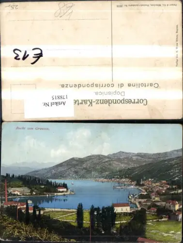 178815,Kroatien Bucht v. Gravosa pub Purger Co 2973