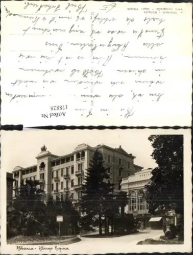 178828,Kroatien Abbazia Albergo Regina Hotel Foto Ak