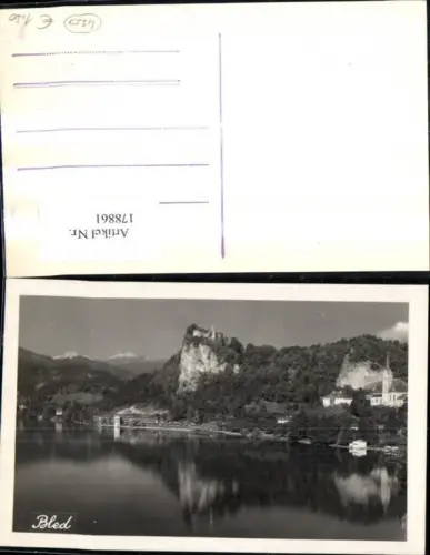 178861,Kroatien Foto Ak Bled