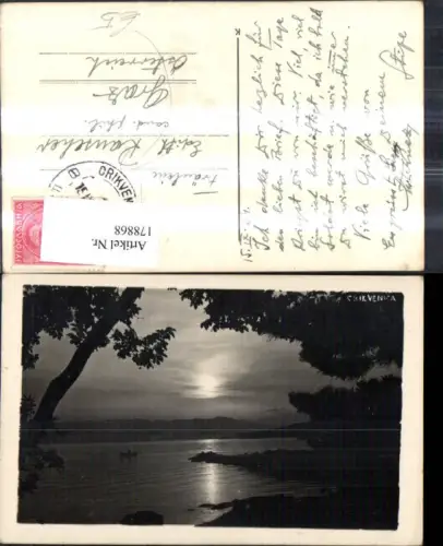 178868,Kroatien Foto Srikvenka Crikvenica Sonnenuntergang