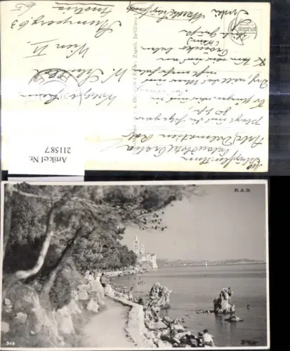 211587,Foto Ak Dalmatien Rab