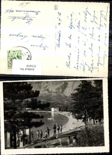 211610,Makarska Strand Strandleben