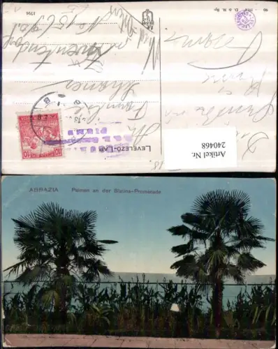240468,Abbazia Palmen an d. Slatina-Promenade