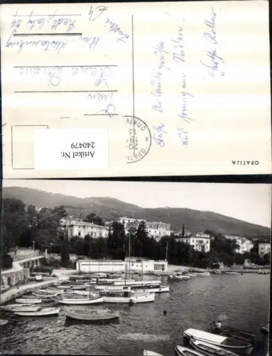240479,Opatija Teilansicht Anlegeplatz Ruderboote Boote