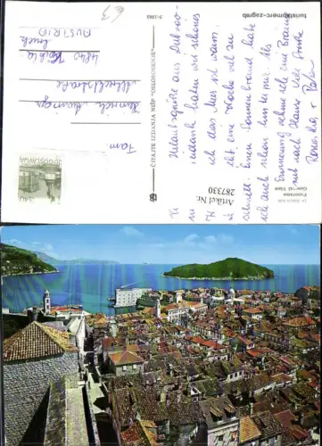 287330,Dubrovnik Ragusa Panorama Totale