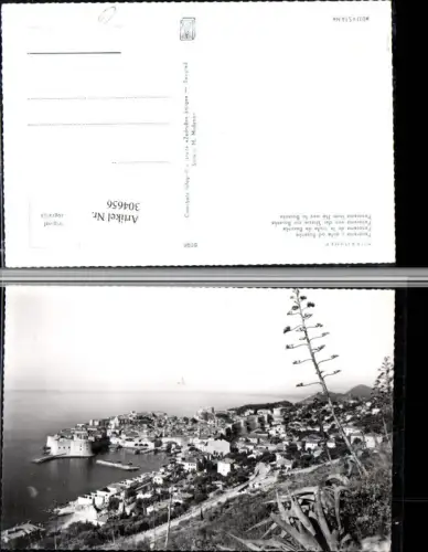 304656,Dubrovnik Totale Panorama von d. Straße zur Bosanka