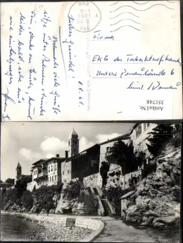 351748,Rab Teilansicht Küste
