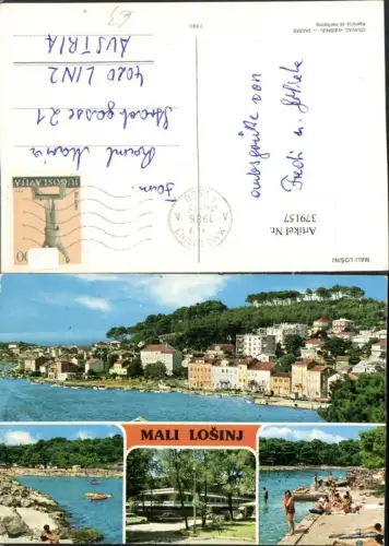 379157,Croatia Mali Losinj Lussinpiccolo Teilansicht Küste Mehrbildkarte