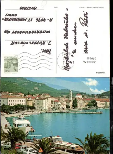 379165,Croatia Makarska Teilansicht Boot