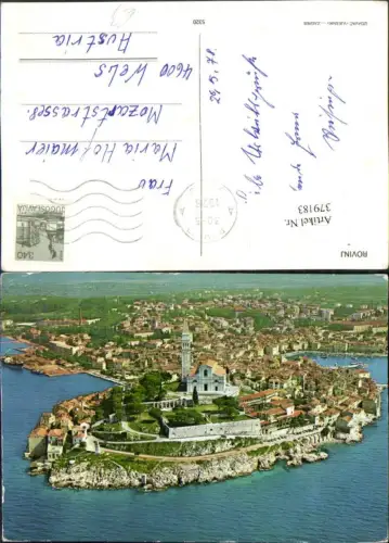 379183,Croatia Rovinj Totale Kirche