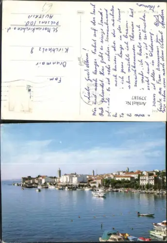 379187,Croatia Rab Teilansicht Hafen Boote