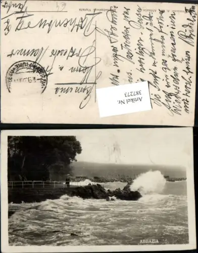 387273,Croatia Abbazia Opatija Küste Brandung