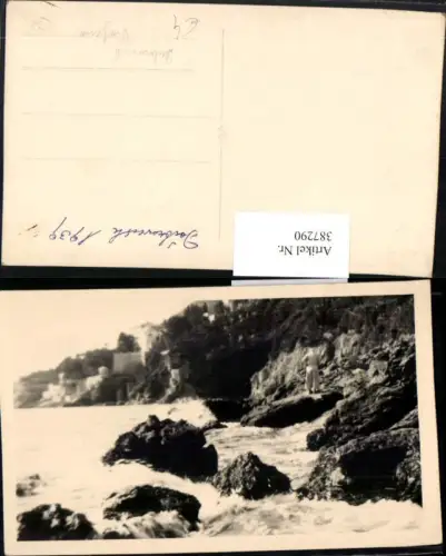 387290,Foto AK Croatia Dubrovnik Ragusa 1939 Küste