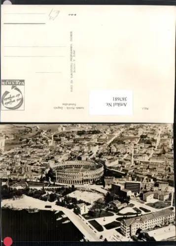 387681,Croatia Pula Teilansicht m. Arena