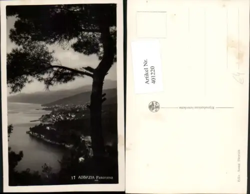 401220,Croatia Abbazia Opatija Panorama Totale