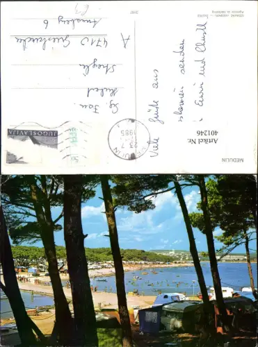 401246,Croatia Medulin Strand Strandleben Camping