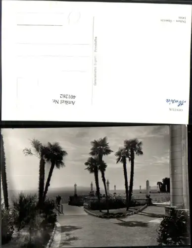 401262,Croatia Opatija Abbazia Terrasse Palmen