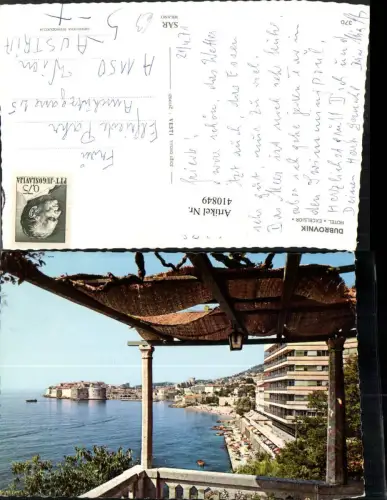 410849,Croatia Dubrovnik Ragusa Teilansicht Hotel Excelsior Aussicht