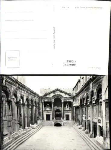 410862,Croatia Split Peristil Gebäude Arkaden