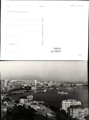 410863,Croatia Split Totale Hafen