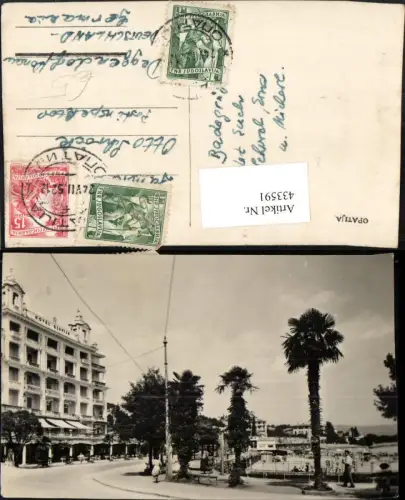 433591,Croatia Opatija Abbazia Promenade Hotel Slavija