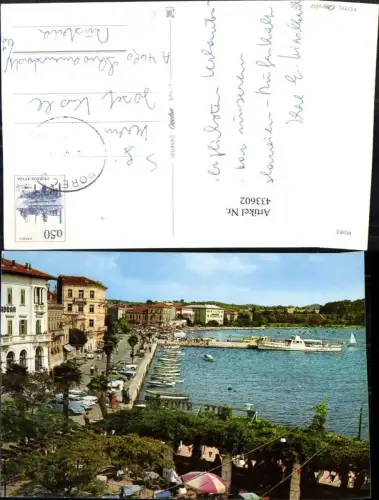 433602,Croatia Porec Teilansicht Promenade Boote