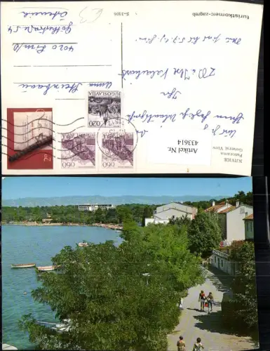 433614,Croatia Njivice Panorama Teilansicht