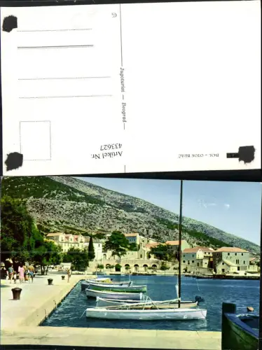 433627,Coratia Bol Otok Brac Teilansicht Boote