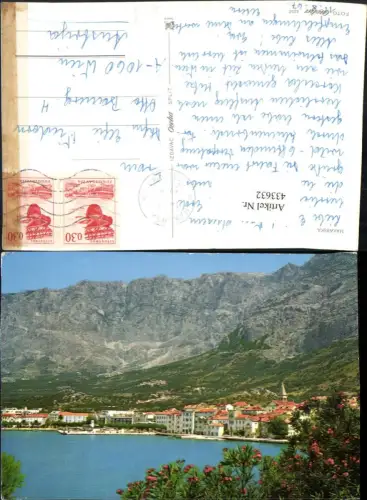 433632,Coratia Makarska Totale Bergkulisse