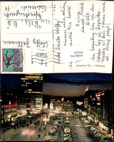 433635,Coratia Zagreb Agram Trg Republike Platz