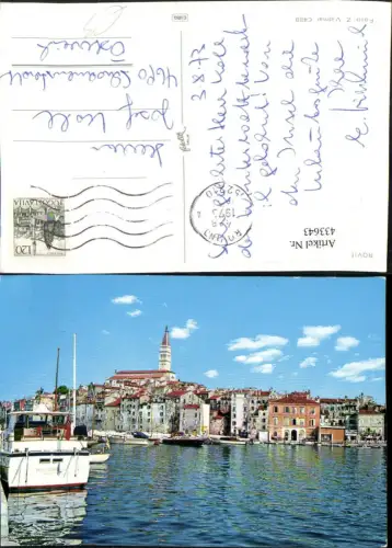433643,Coratia Rovinj Teilansicht Boote