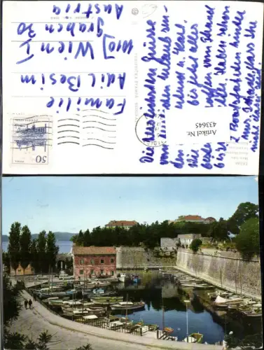 433645,Coratia Zadar Mala luka Kleiner Hafen Boote