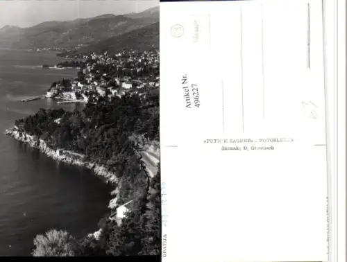 496227,Croatia Opatija Abbazia Totale Küste