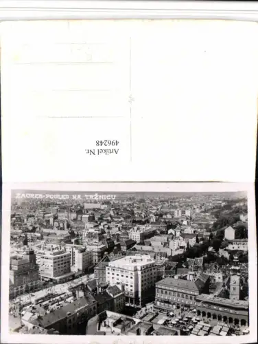 496248,Croatia Zagreb pogled na Trznicu Teilansicht