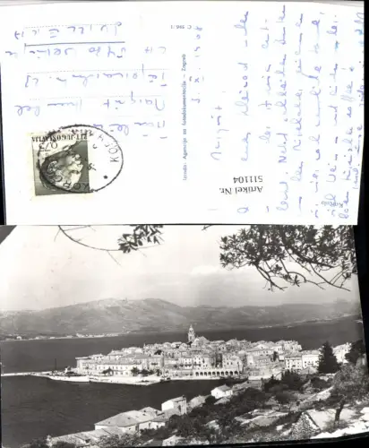 511104,Croatia Korcula Kurzel Totale Bergkulisse