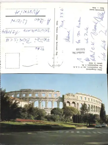 511110,Croatia Pula Amphitheatre Amphitheater Arena