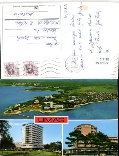 511112,Croatia Umag Totale Hotel Mehrbildkarte