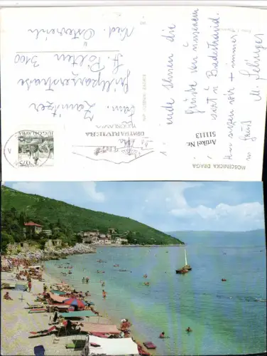 511113,Croatia Moscenicka Draga Strandleben Strand