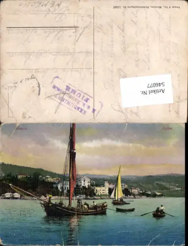 546077,Crotia Abbazia Zensuriert Fiume pub Purger Co. 11587