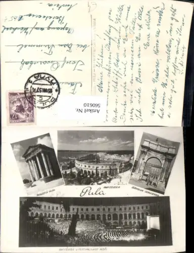560610,Croatia Pula Augustov Hram Amphitheater