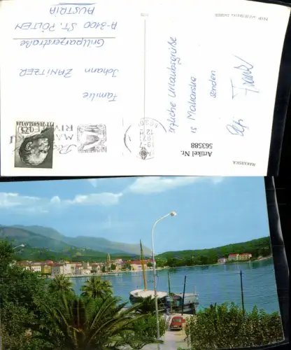 563588,Makarska Küste Auto Schiff Croatia