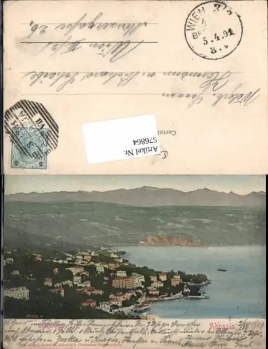 576864,Croatia Abbazia Opatija 1901