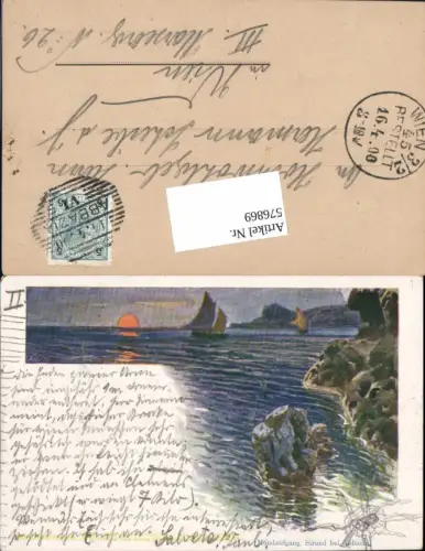 576869,Lithographie Croatia Abbazia Opatija pub Philipp e Kramer XXeuro5