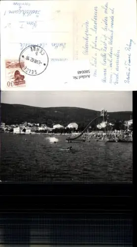 580048,Croatia Foto-AK Selce Wasserrutsche Rutsche Adria Crikvenica