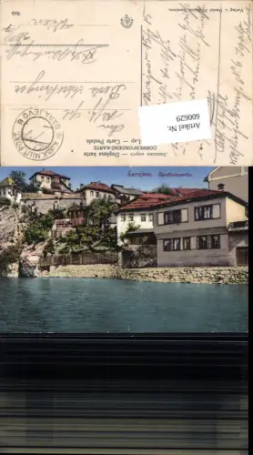 600629,Sarajevo Bendbasapartie Feldpost K. u. K. Milit. Post Sarajevo 6