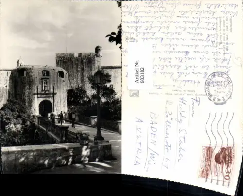 603182,Foto Ak Dubrovnik Ulaz u grad Vrata od Pila Stadteingang Croatia