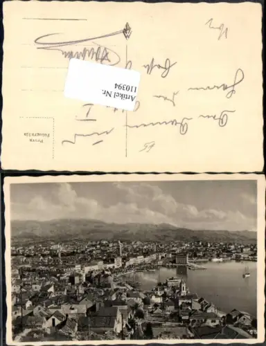 110394,Split Spalato Partie vom Ort 1940