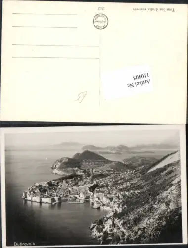 110405,Dubrovnik Ragusa Hafen m. Ort